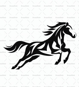 Galoppierendes Pferd